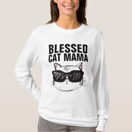 CAT MOM BLESSED T-Shirts
