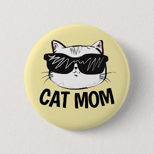 CAT MOM-Button Ronde Button 5,7 Cm