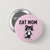 CAT MOM-BUTTON RONDE BUTTON 5,7 CM (Voorkant /achterkant)