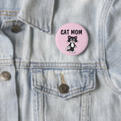 CAT MOM-BUTTON RONDE BUTTON 5,7 CM (In situ)