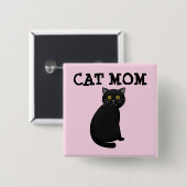 CAT MOM-BUTTON VIERKANTE BUTTON 5,1 CM (Voorkant /achterkant)