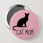 CAT MOM-Buttonnen Ronde Button 4,0 Cm (Voorkant /achterkant)