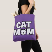 CAT MOM-Canvas tas (Paars) (Dichtbij)