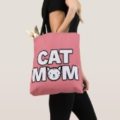 CAT MOM-Canvas tas (roze) (Dichtbij)