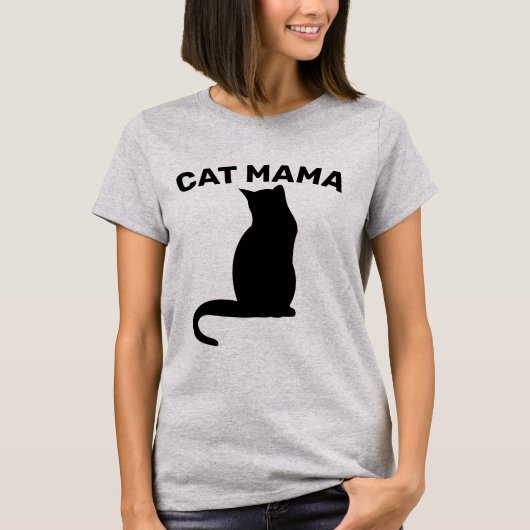 CAT MOM (CAT MAMA) GIRLS T-Shirts (Voorkant)