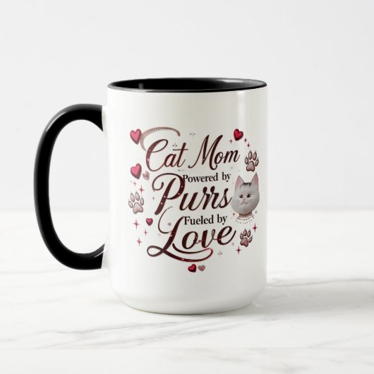 Cat Mom Combo Mok 15 oz – Bold Design Powered (Links)