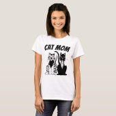 CAT MOM-dames T-shirts (Voorkant volledig)