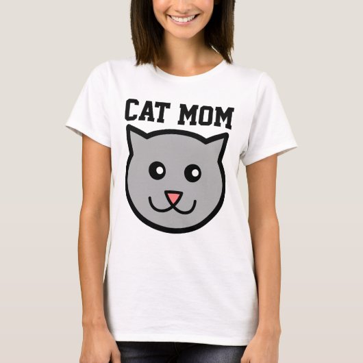 CAT MOM-dames t-shirts (Voorkant)
