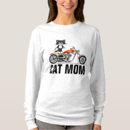 CAT MOM-draagtassen motorfiets T-shirt