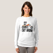 CAT MOM-draagtassen motorfiets T-shirt (Voorkant volledig)