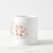 Cat Mom Era Trendy Mug Koffiemok (Voorkant links)