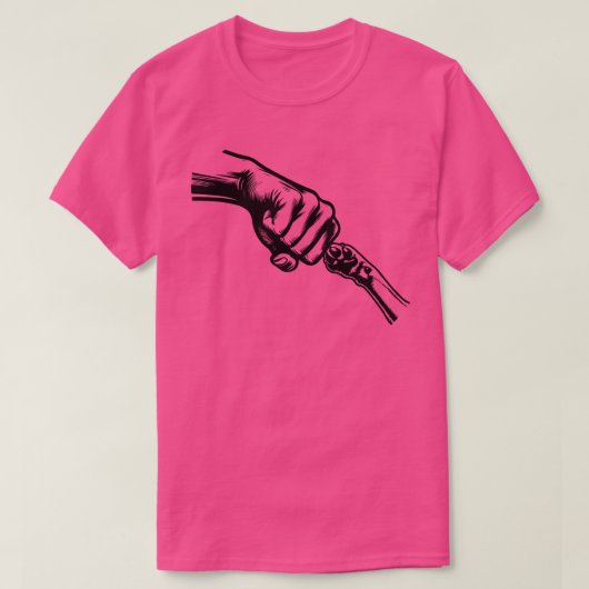 Cat Mom Fist Bump Shirt (Design voorkant)