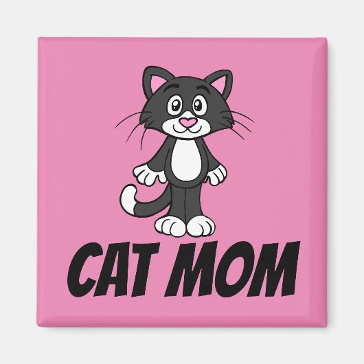 CAT MOM FRIDGE MAGNETS MAGNEET (Voorkant)
