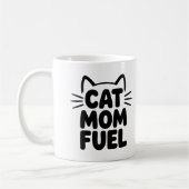 Cat Mom Fuel Coffee Mok – Funny Cat Oudercadeau (Links)