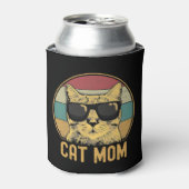 Cat Mom Funny Cat Lovers Blikjeskoeler (Blikje Voorkant)