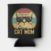 Cat Mom Funny Cat Lovers Blikjeskoeler (Voorkant)