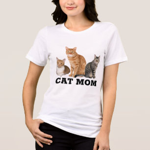 CAT MOM (Ginger Tabby) T-Shirts