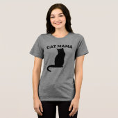 CAT MOM (KAT MAMA) Dames T-Shirts (Voorkant volledig)