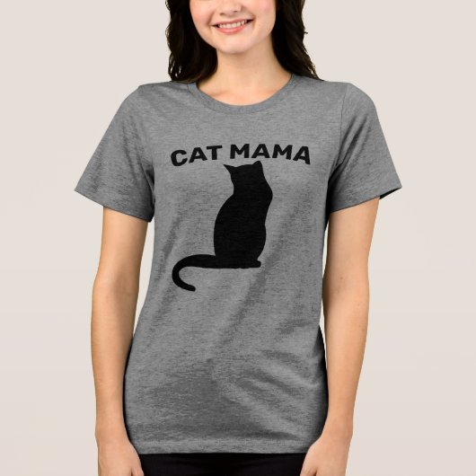 CAT MOM (KAT MAMA) Dames T-Shirts (Voorkant)