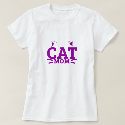 Cat Mom - Kattenliefhebber T-shirt (Design voorkant)