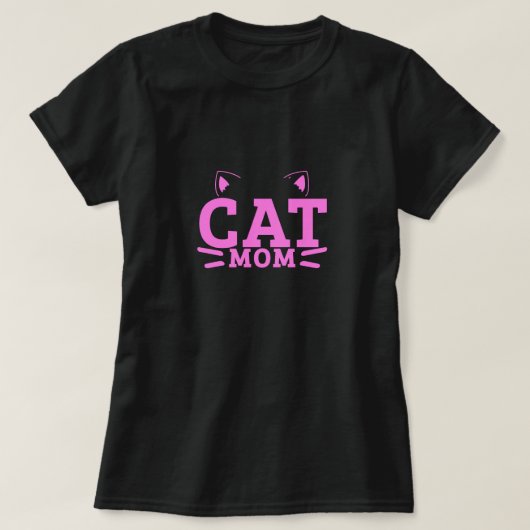 Cat Mom - Kattenliefhebber T-shirt (Design voorkant)