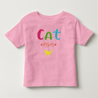 Cat mom   kinder shirts
