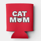 CAT MOM-Koelbox (rood) Blikjeskoeler (Achterkant)