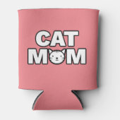 CAT MOM-Koelbox (roze) Blikjeskoeler (Voorkant)