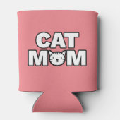 CAT MOM-Koelbox (roze) Blikjeskoeler (Achterkant)