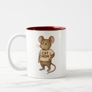 Cat Mom Koffie Mok - Schattigee Muis
