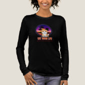 Cat Mom Life funny Tri-Blend Shirt (Voorkant)