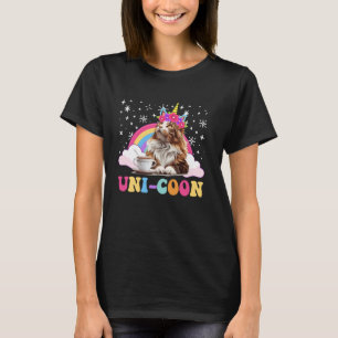 Cat Mom Maine Coon UNI-COON Funny Main Coon Mama T-shirt