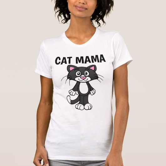 CAT MOM (MAMA) Funny Cute T-shirts (Voorkant)