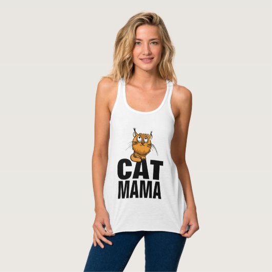 CAT MOM MAMA T-SHIRTS (Volledige Voorkant)