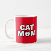 CAT MOM-Mok (rood) Koffiemok (Links)