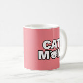 CAT MOM-Mok (roze) Koffiemok (Voorkant rechts)