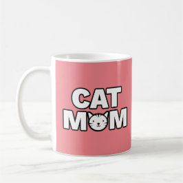 CAT MOM-Mok (roze) Koffiemok
