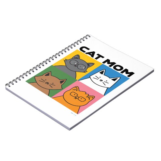 Cat mom notitieboek (Linkerzijde)