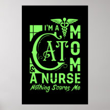 Cat Mom Nurse - Grappig cadeau voor verpleegkundig