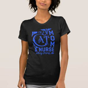 Cat Mom Nurse - Grappig cadeau voor verpleegkundig T-shirt