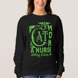 Cat Mom Nurse - Grappig cadeau voor verpleegkundig Trui