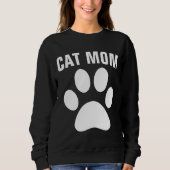 CAT MOM PAW PRINT T-Shirts (Voorkant)