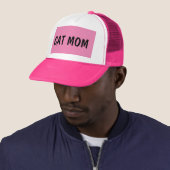 CAT MOM PINK-PETTEN TRUCKER PET (In situ)