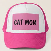 CAT MOM PINK-PETTEN TRUCKER PET (Voorkant)
