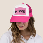 CAT MOM PINK-PETTEN TRUCKER PET (In situ)