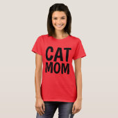 CAT MOM roze T-shirts (Voorkant volledig)