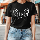 Cat Mom | Schattigee Leuke Kattenliefhebber Mama T-shirt