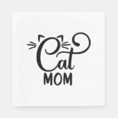 Cat mom   servet (Voorkant)