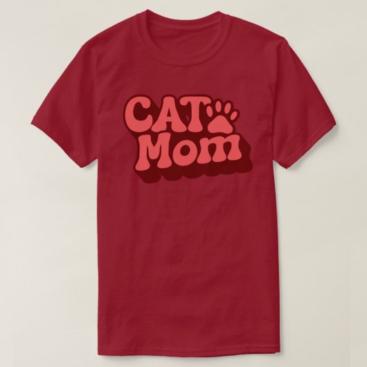 Cat Mom Shirt voor Moederdag (Design voorkant)