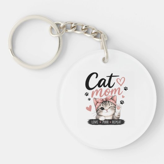 CAT MOM SLEUTELHANGER (Voorkant)